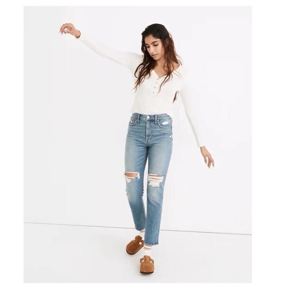 Madewell NWT The Perfect Vintage Jeans in Denman Wash Size 28 - Picture 1 of 10